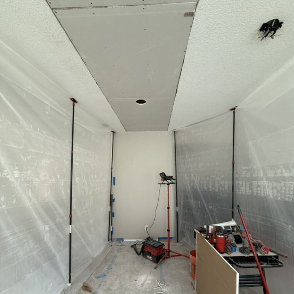 Before Drywall Replacement